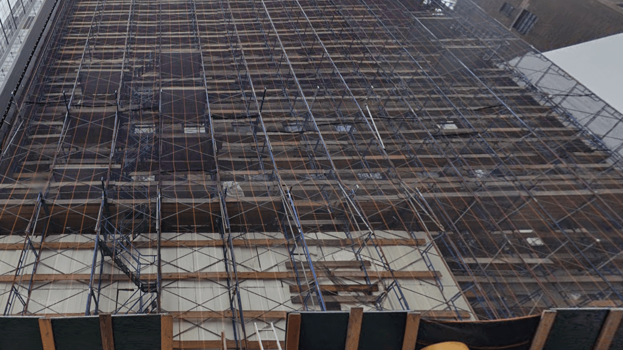 construction on building