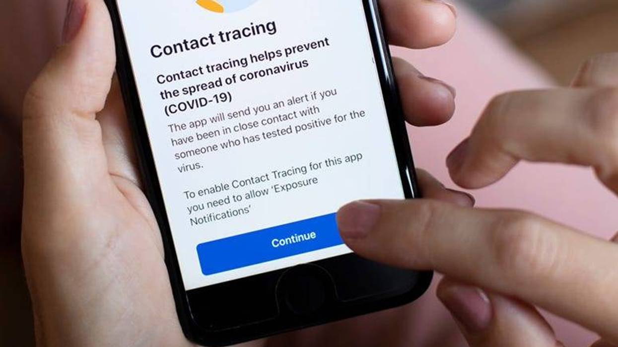Contact tracing application