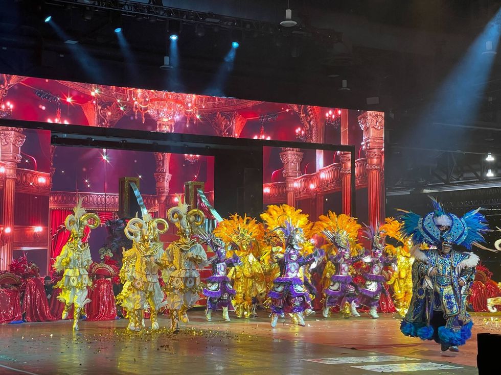 convention center mummers performance