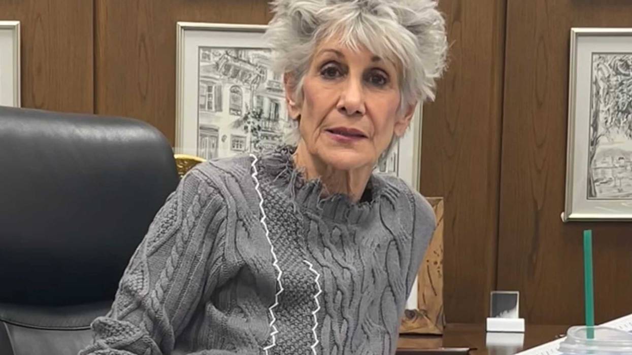 Cook County Treasurer Maria Pappas in her office, November 14, 2025.