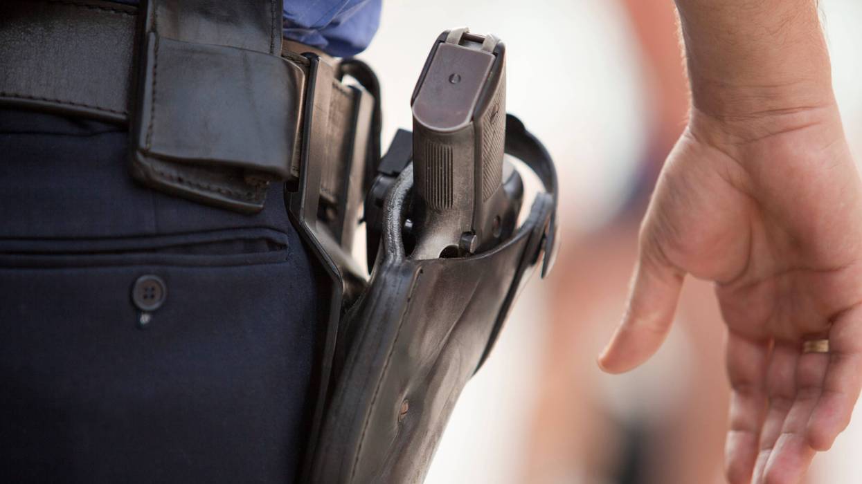 Cop with Gun