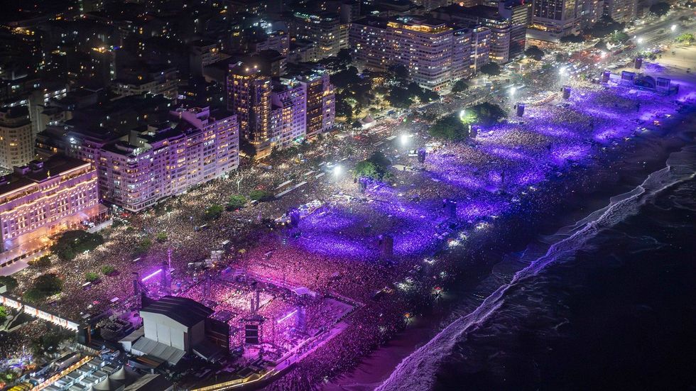 Copacabana Beach, May 4, 2024: Madonna closes "The Celebration Tour" in Rio de Janeiro, Brazil
