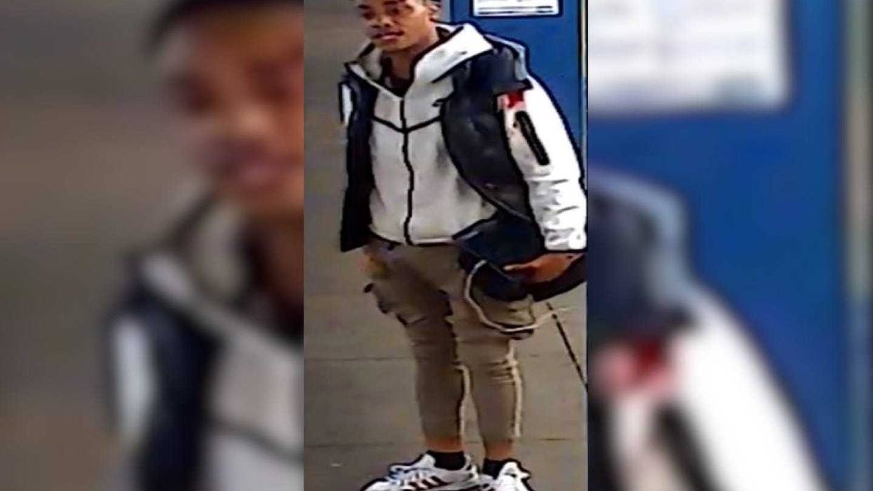 Cops are searching for a suspect in a slashing aboard a 5 train in Crown Heights on Sunday morning