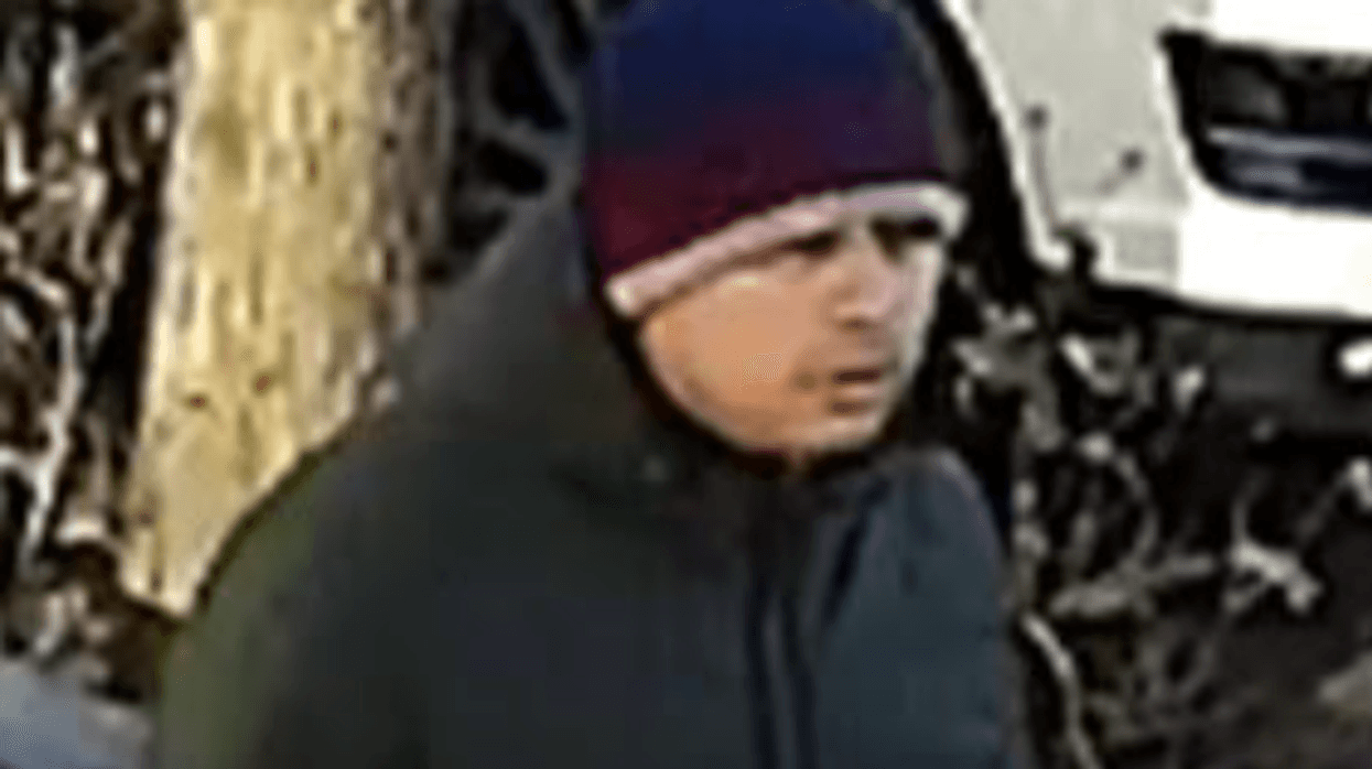 Cops have released photos of the man they are looking for after he allegedly shoved a woman in Astoria on New Year's Day and stole her purse.
