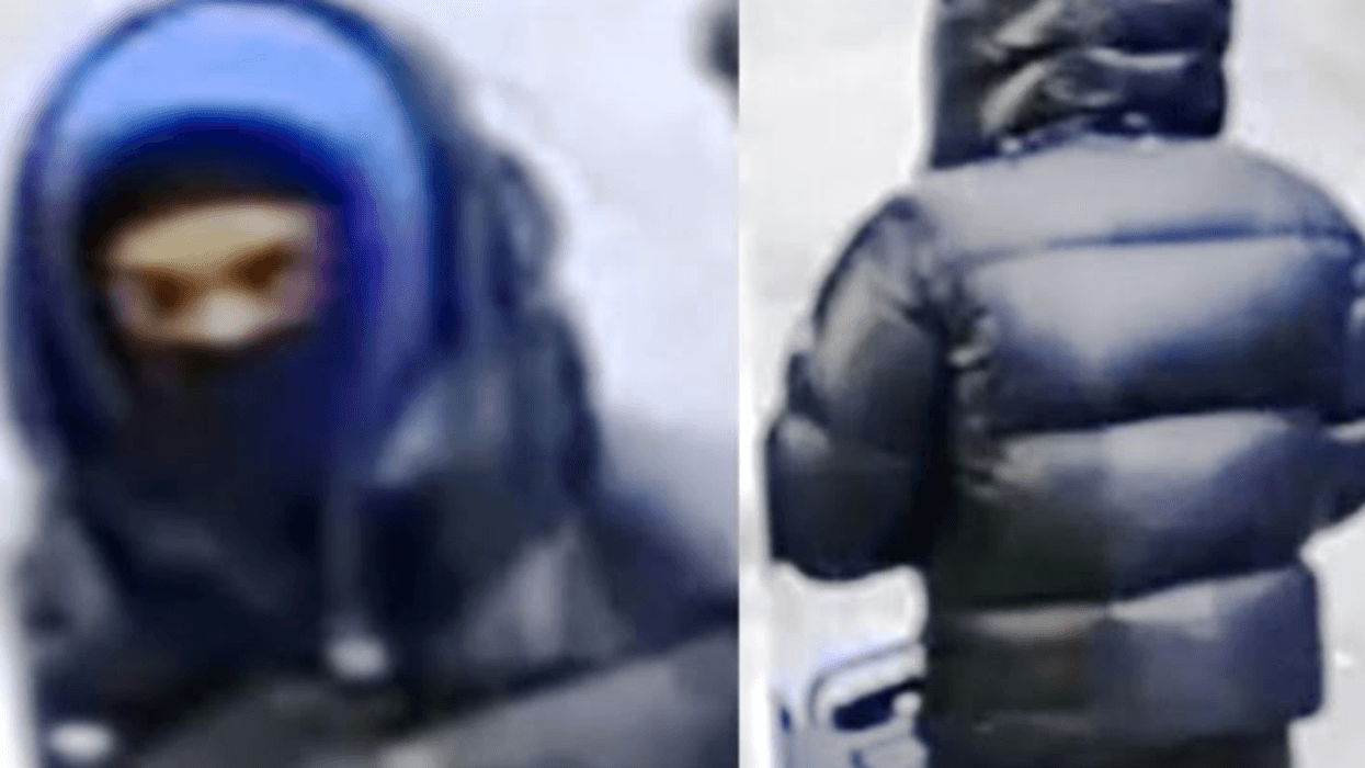 Cops released a photo of one of the suspects sought after a woman seated inside a medical chair was robbed at gunpoint in the Bronx.