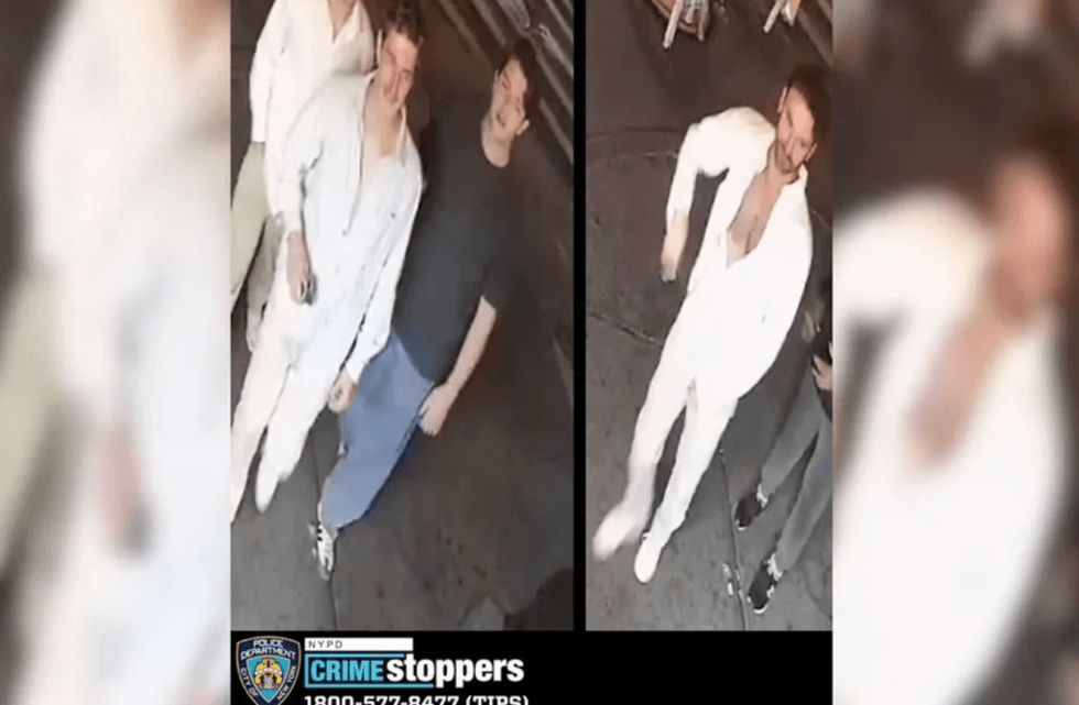 Cops released images of three men they