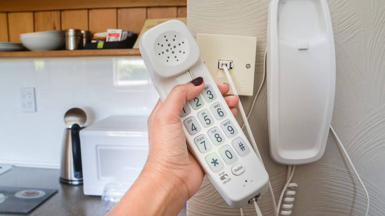 Corded phone