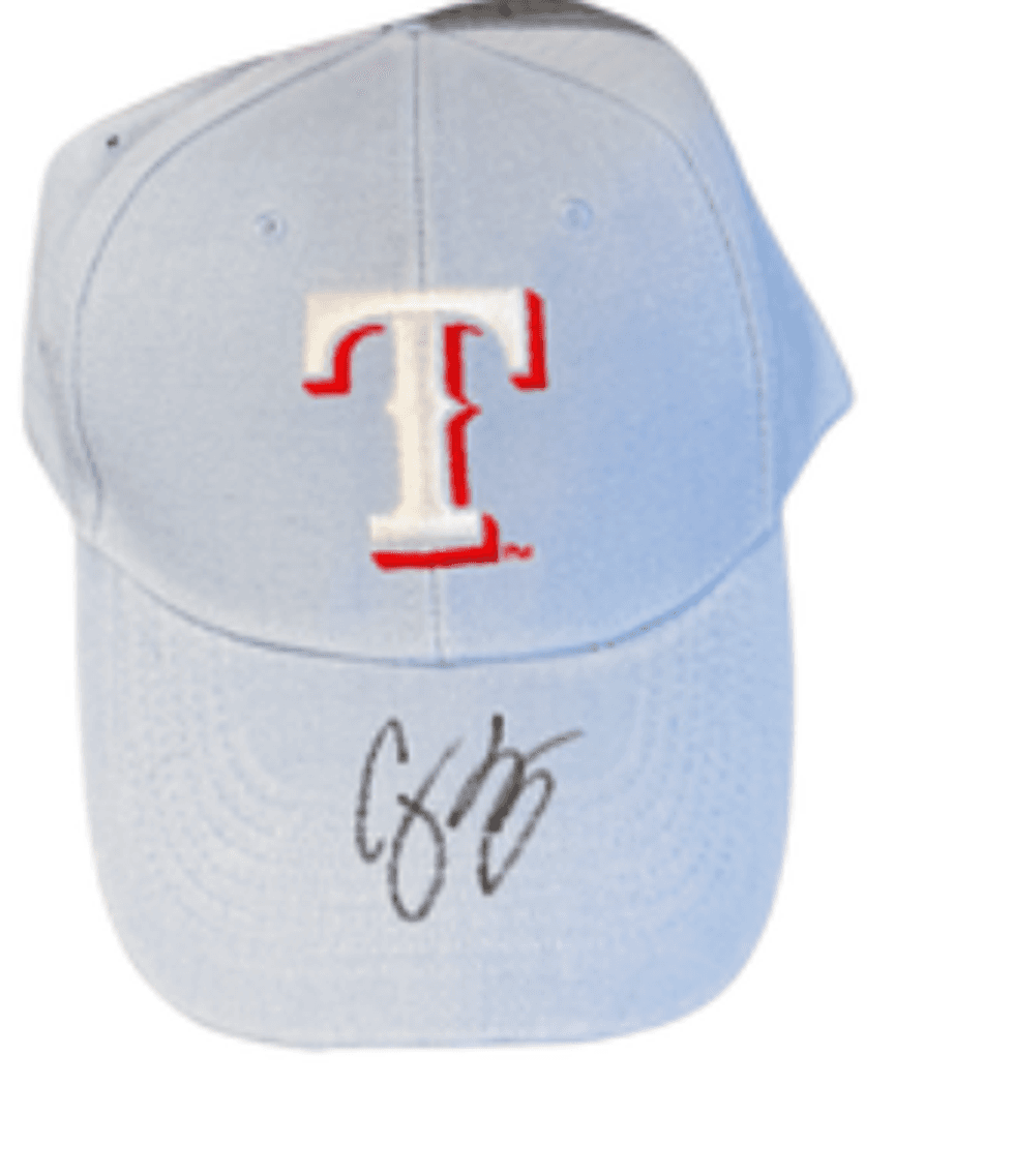 Corey Seager Autographed hat