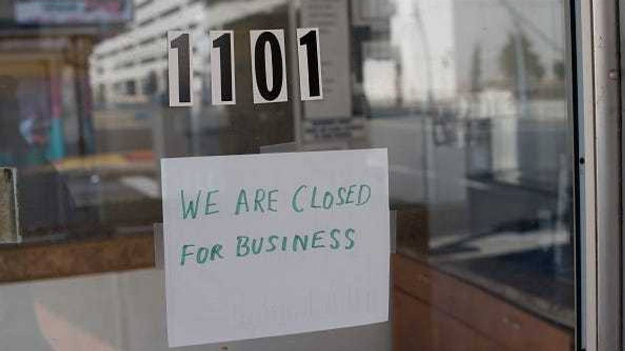 Coronavirus closed sign