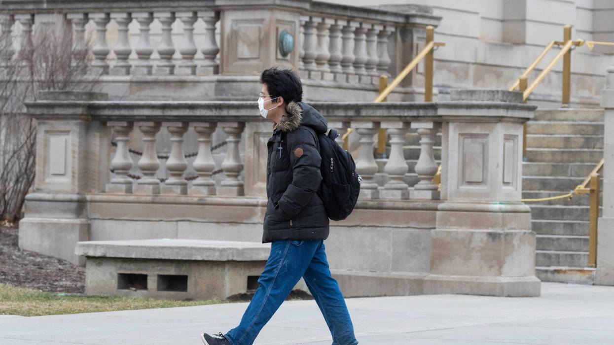 Coronavirus Masked Person