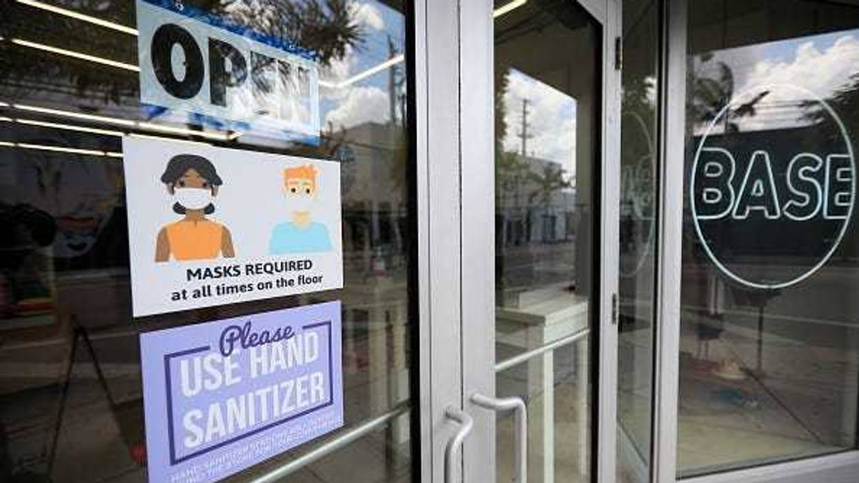 Coronavirus open sign