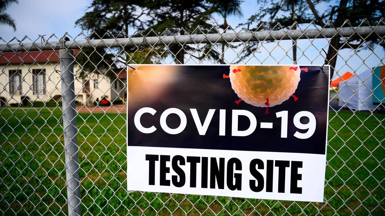 Coronavirus testing site
