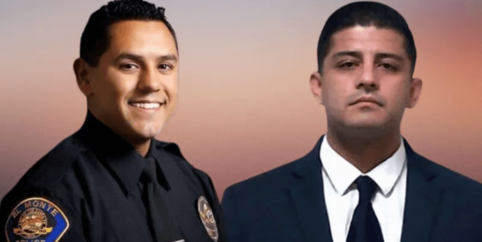 Corporal Michael Paredes and Officer Joseph Santana.