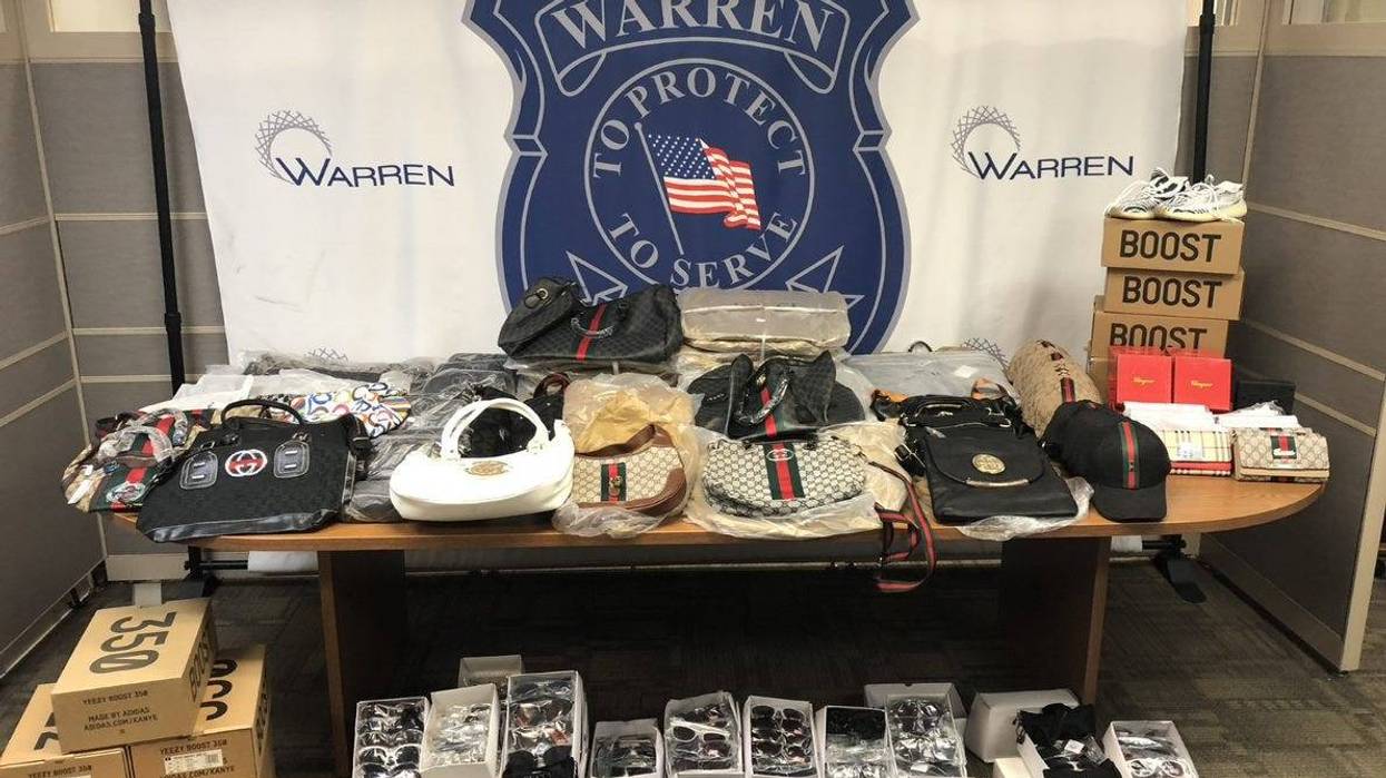 counterfeit goods sold at Warren flea market