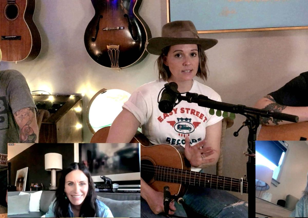 Courteney Cox & Brandi Carlile