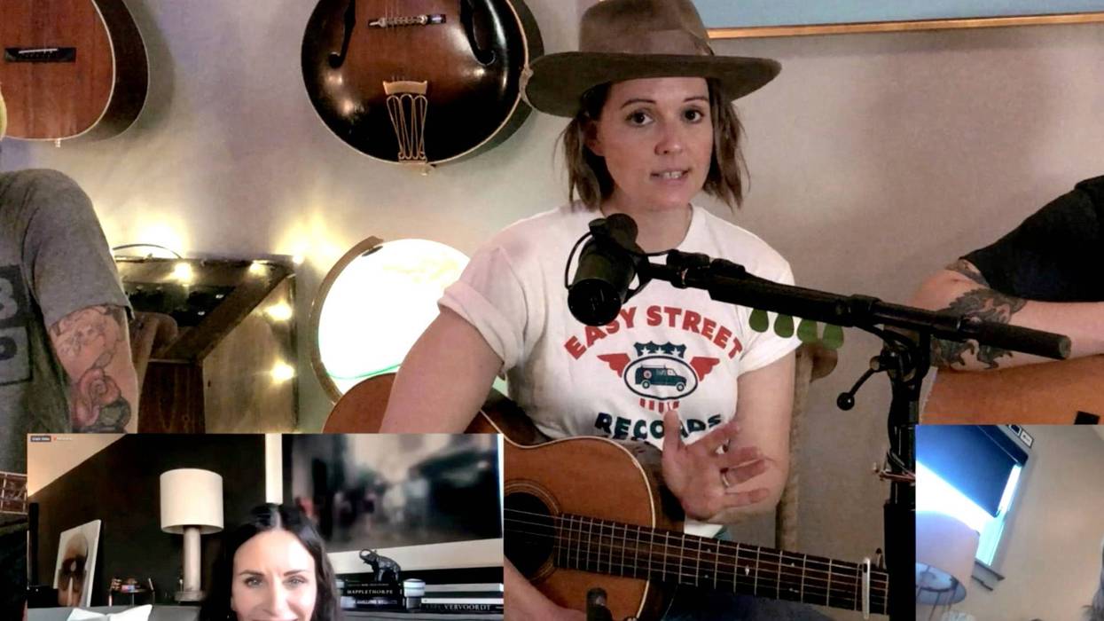 Courteney Cox & Brandi Carlile