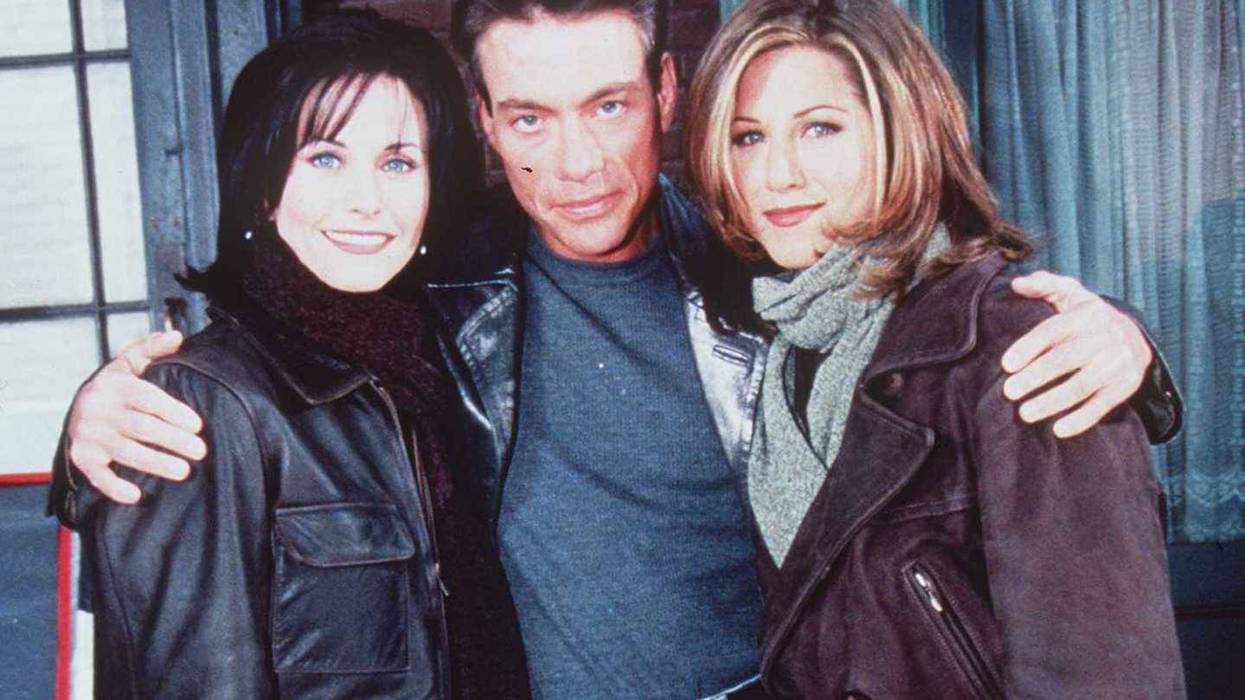 Courteney Cox, Jean-Claude Van Damme, Jennifer Aniston