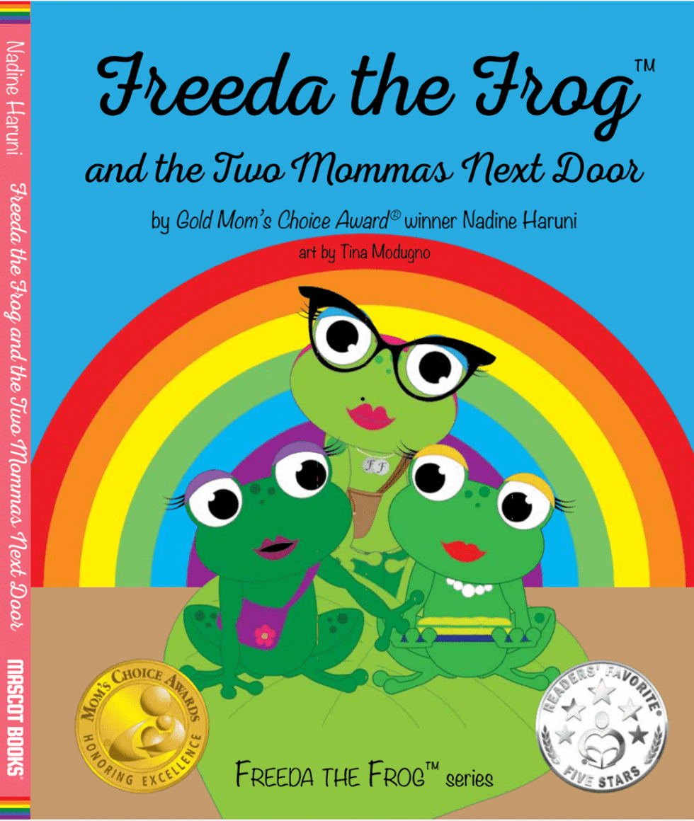 Cover art for "Freeda the Frog and the Two Mommas Next Door"