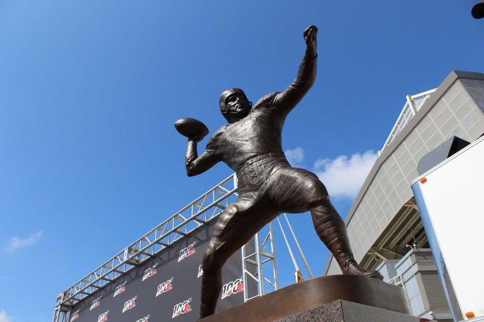 Photos: Otto Graham statue unveiling