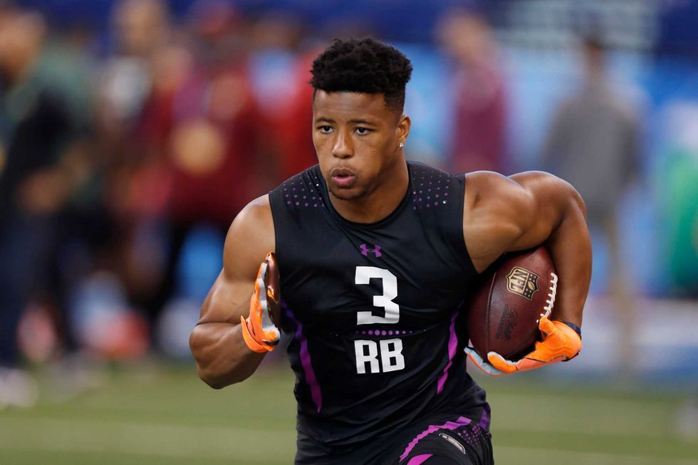 PSU head coach James Franklin: Saquon Barkley is literally a Frankenstein running back, very special talent