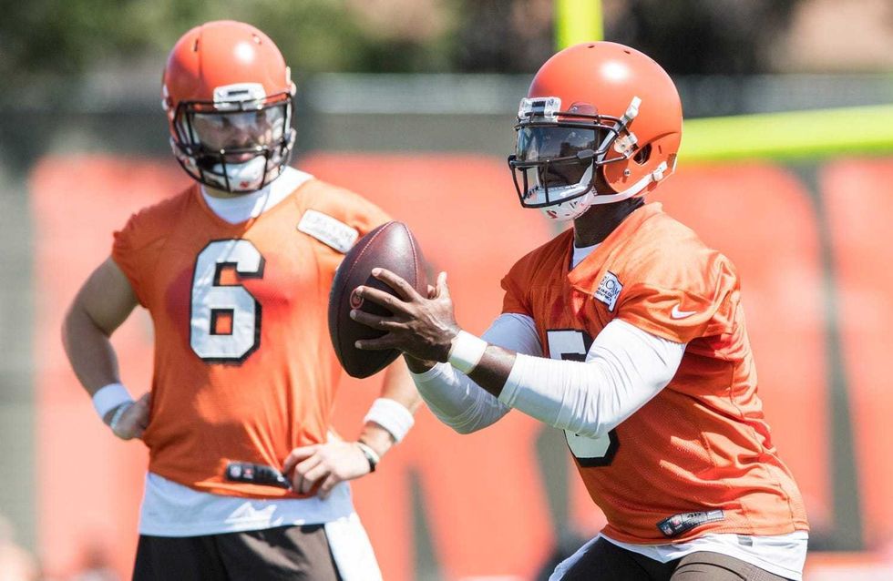 Andrew Gribble: Baker's going to have a lot of opportunities in preseason; Doubts there'd be hesitation in starting Chubb