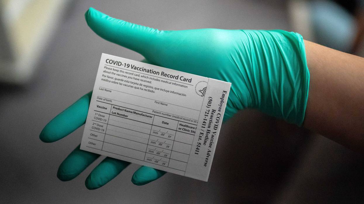 COVID-19 Vaccine card