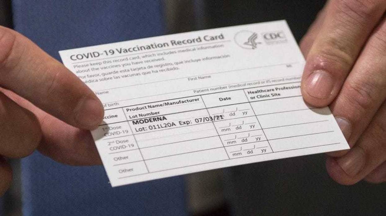 covid vaccination card
