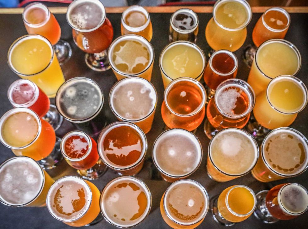 Craft beer tasting