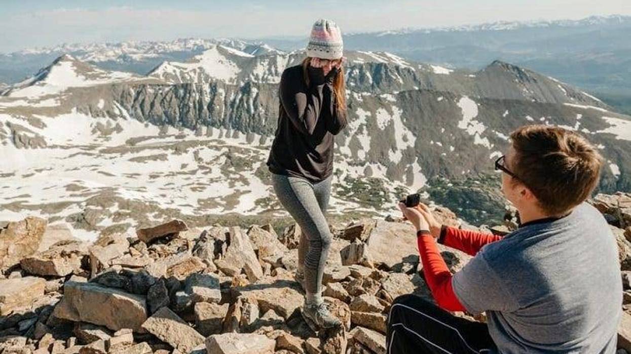 Craig proposes to Brittany at 14,000 feet!