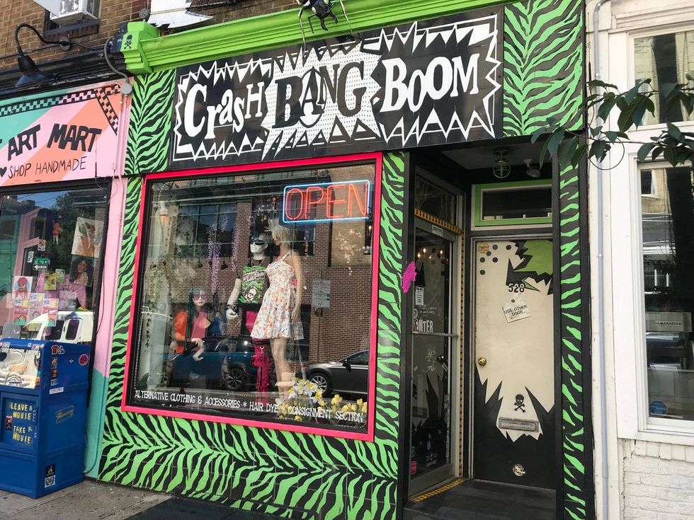 Crash Bang Boom in the South Street business district.