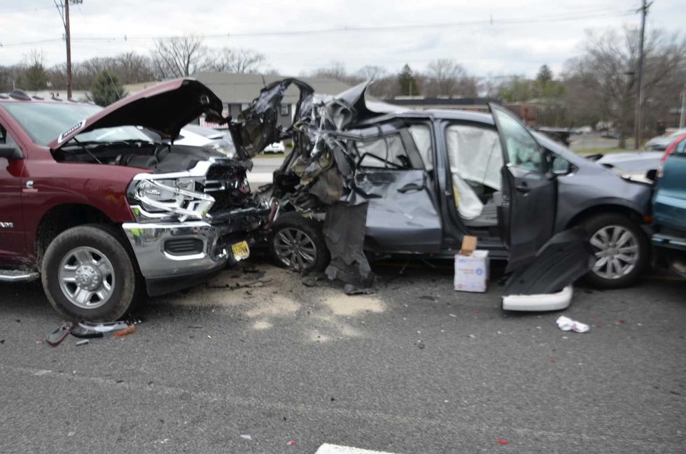 Crash on Route 17 in New Jersey