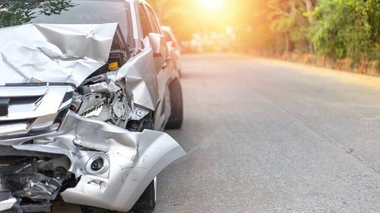 Crashed Car, Road, Street, Accident
