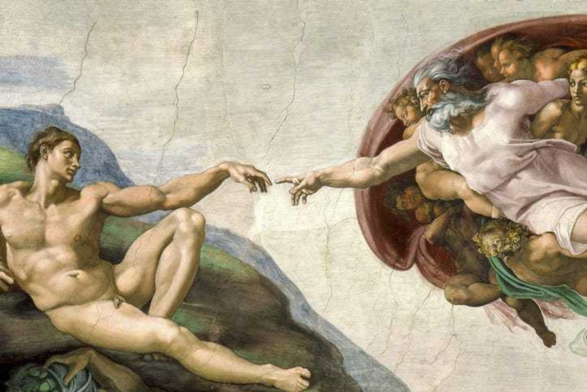 Creation of Adam by Michelangelo