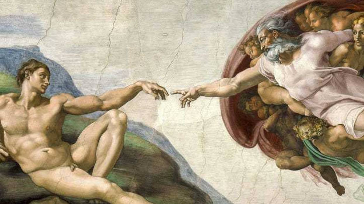 Creation of Adam by Michelangelo