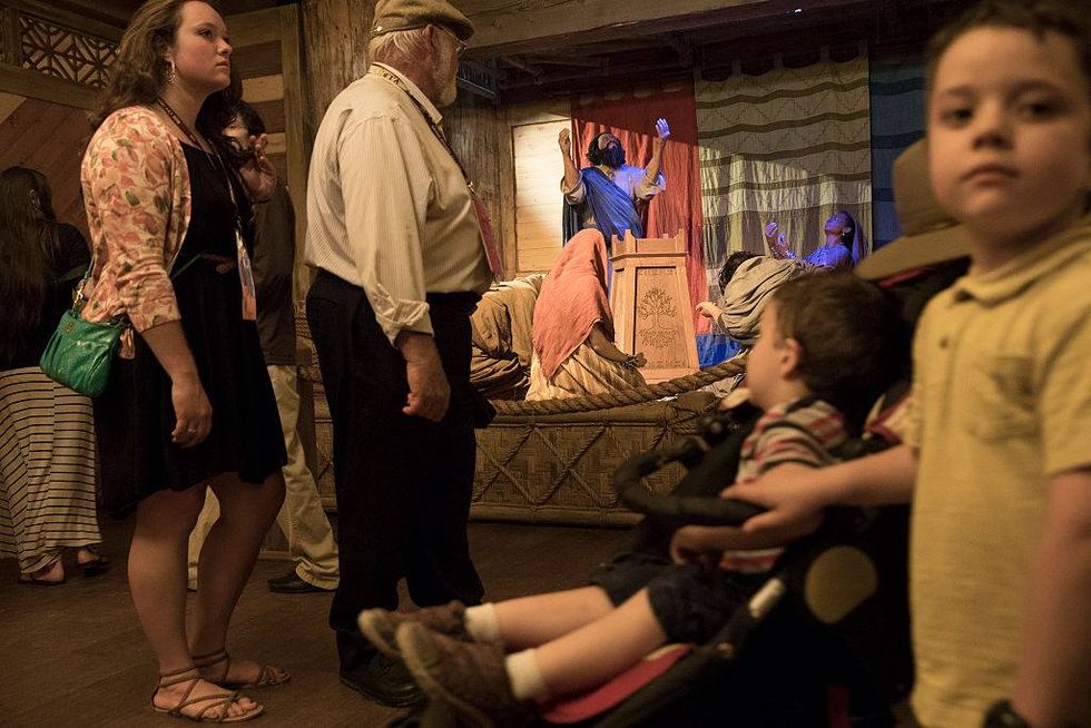 MAGA theme park thrives, with dinosaurs roaming Noah's Ark