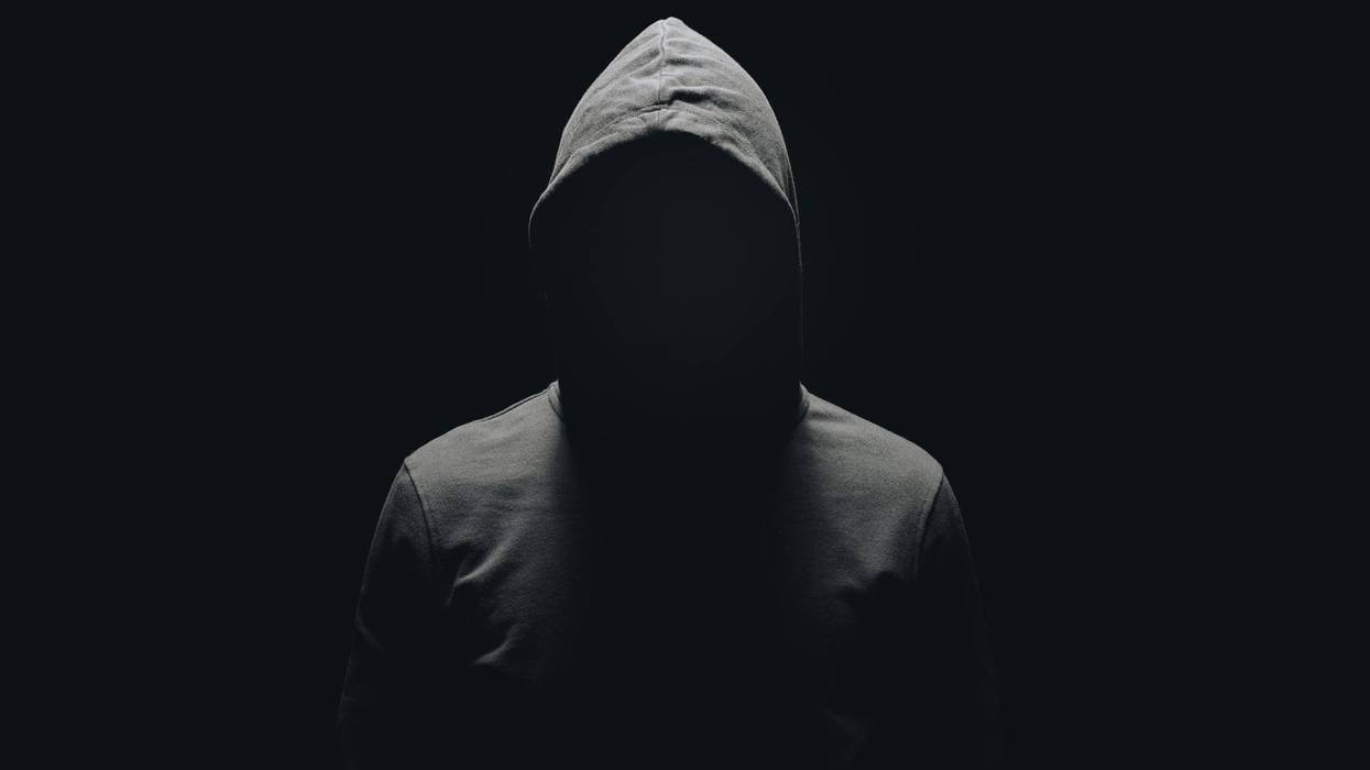 creepy man