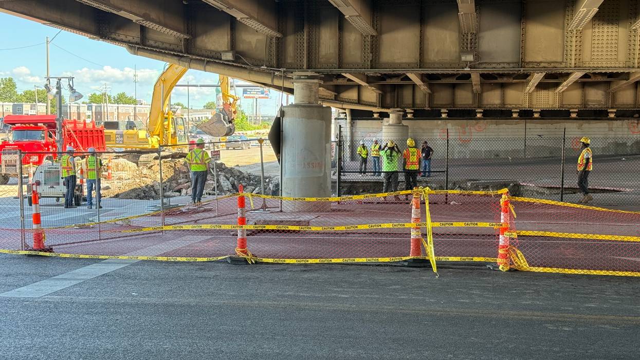 Downtown's elevated interstate to remain closed another week