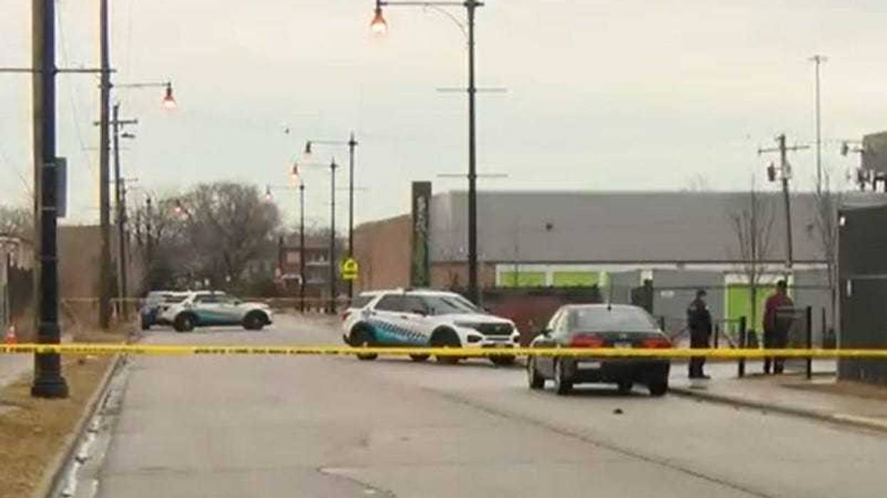 crime scene outside Perspectives Leadership Academy