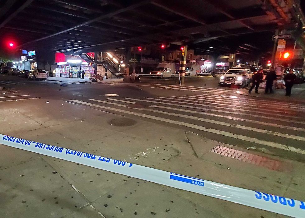 Crime scene tape cordoned off the entire area as police investigated into the morning