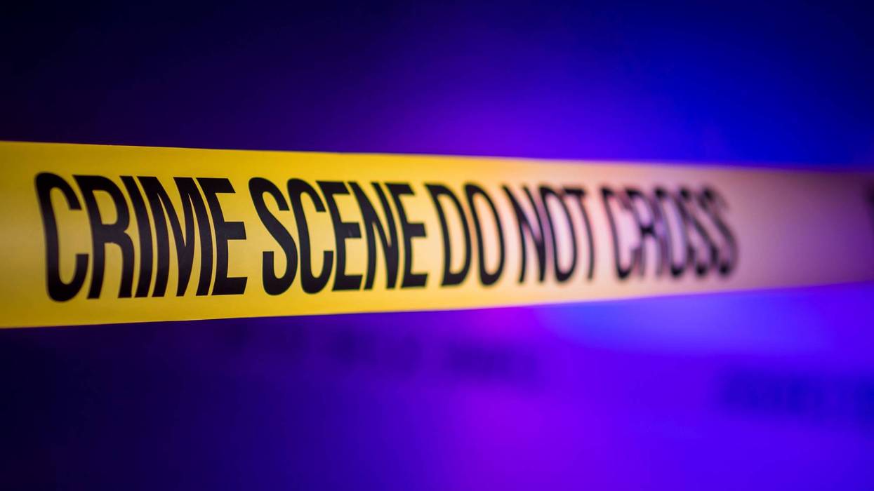 Crime scene tape don't cross