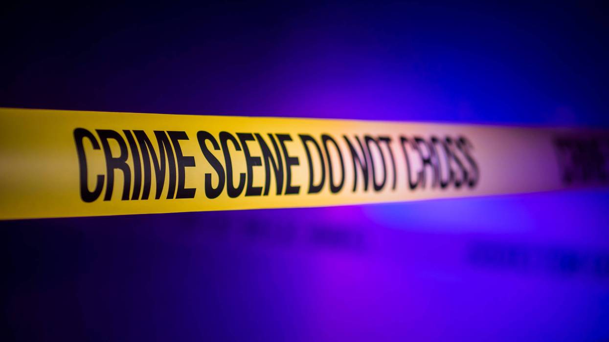 Crime scene tape don't cross