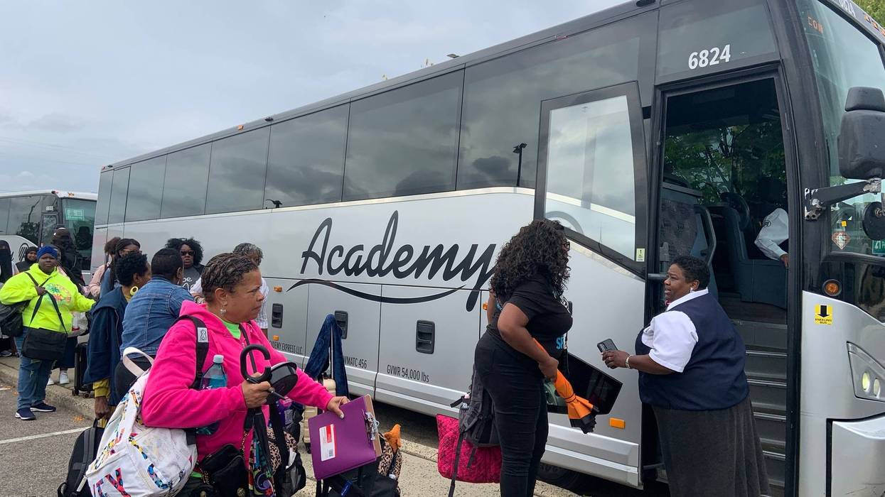 Crime survivors in West Philly board a bus to Washington