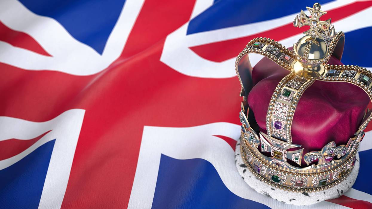 Crown on English Flag
