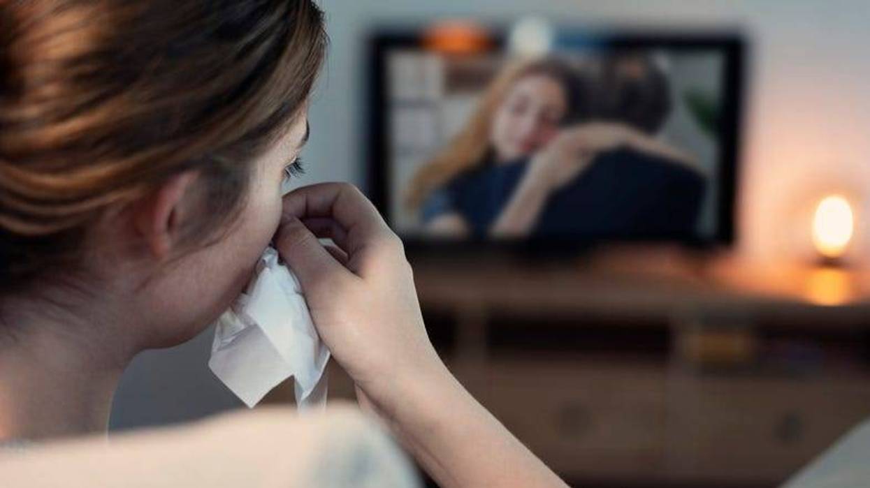 crying at movie