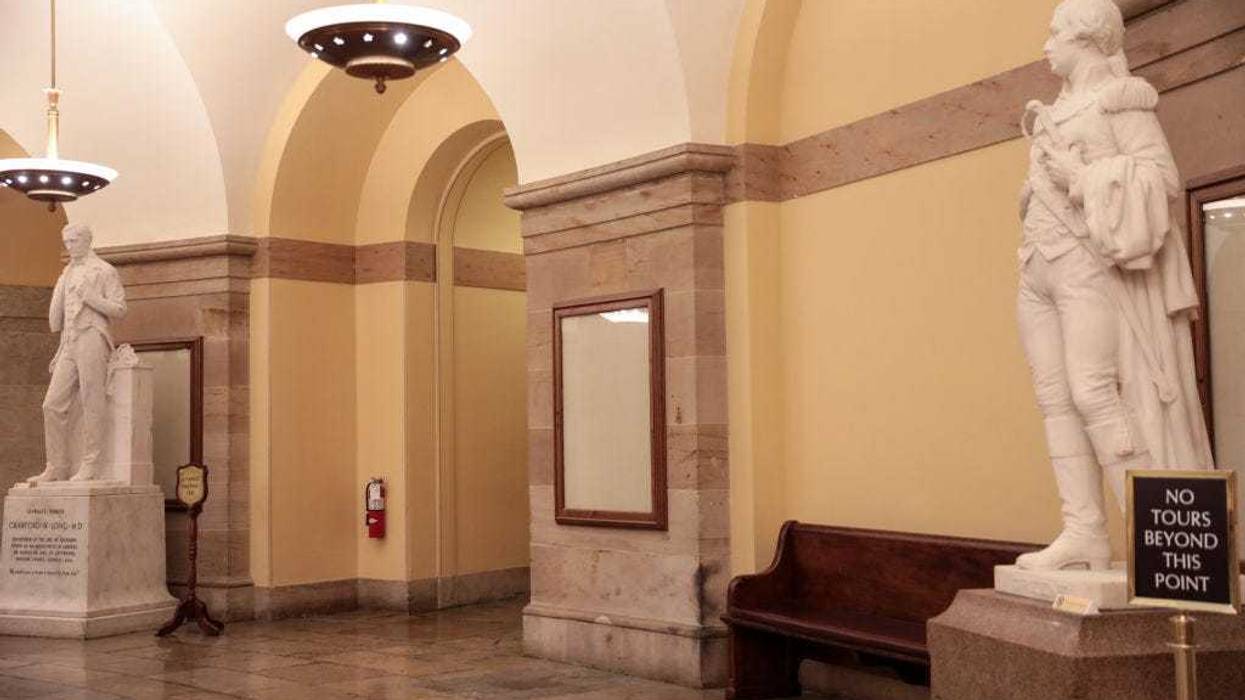 Crypt of the US Capitol on December 21, 2020 in Washington, DC.