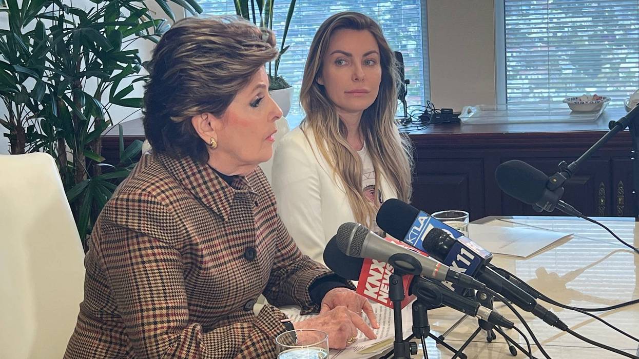 Crystal and her attorney