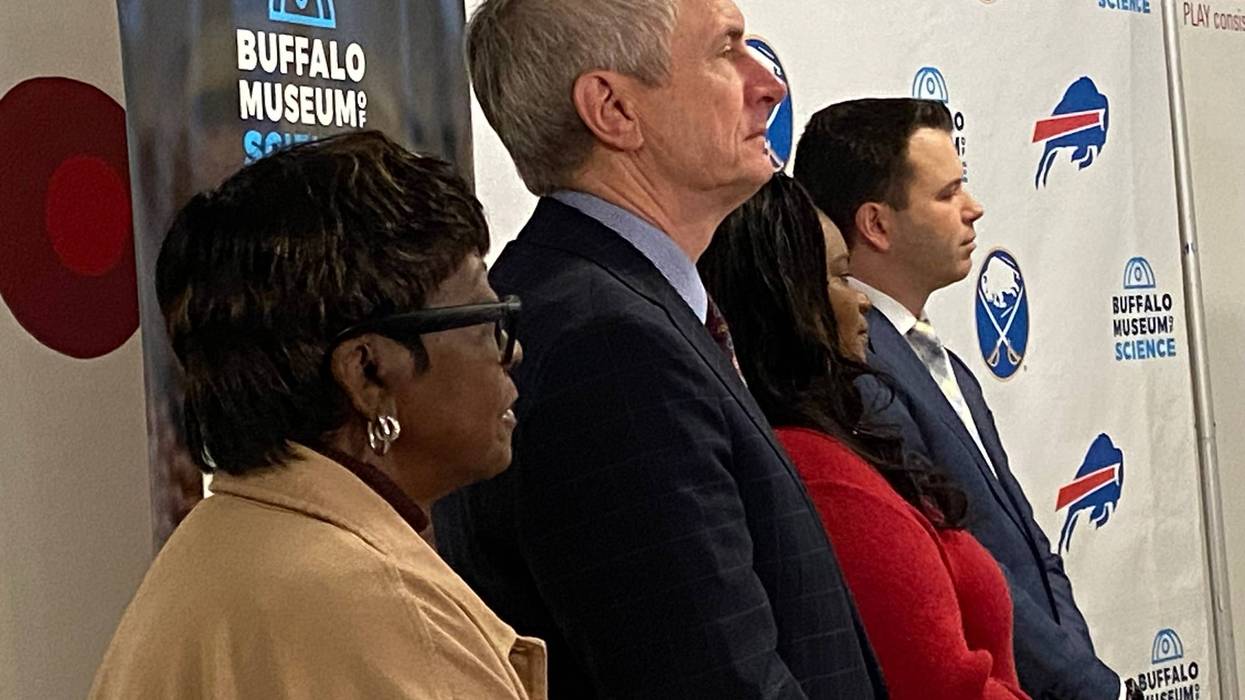 Crystal Peoples-Stokes and Sean Ryan