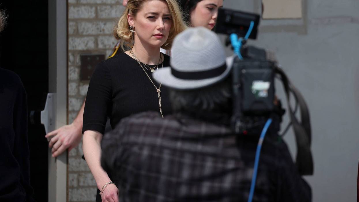 ctress Amber Heard departs the Fairfax County Courthouse on June 1, 2022 in Fairfax, Virginia.