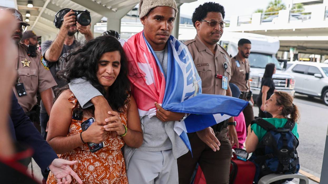 Cuba-Jailed Activist-Exile 8187