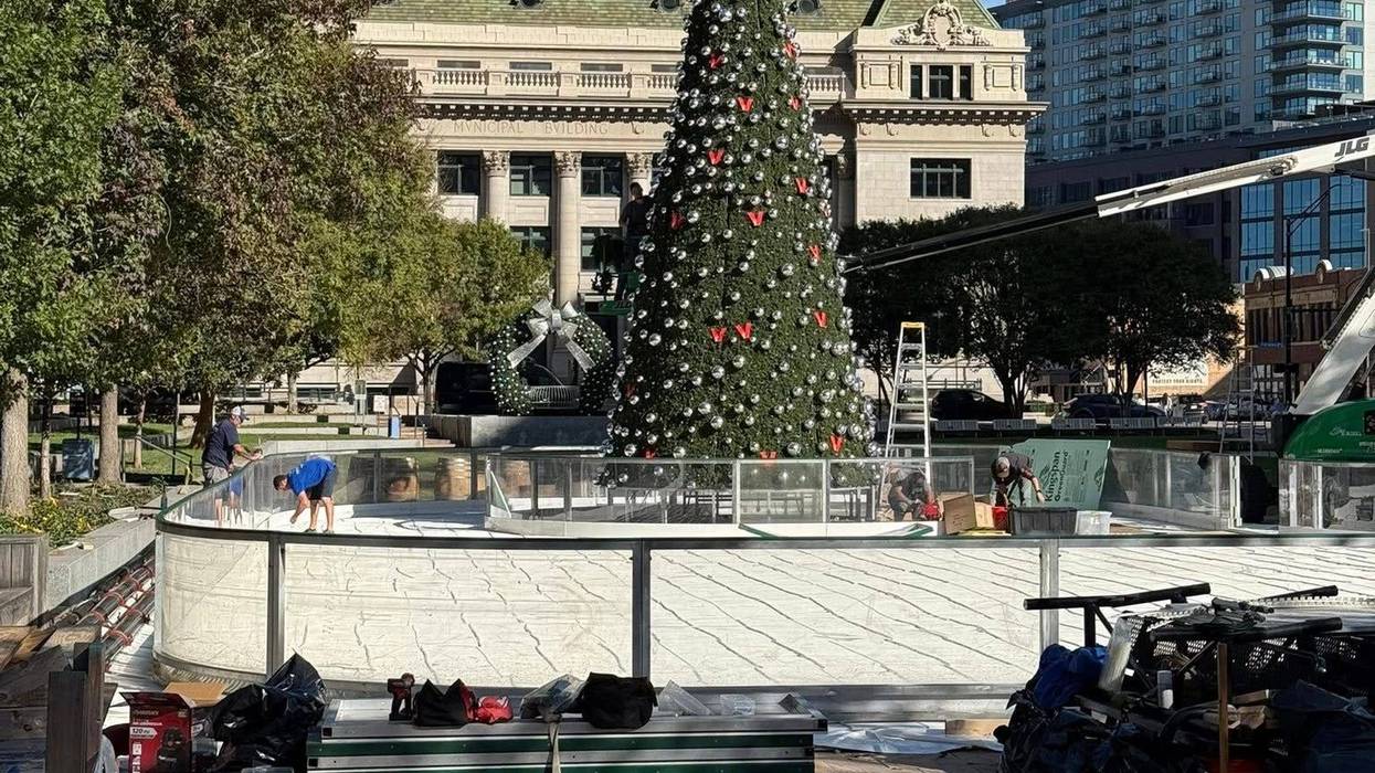 CultureMap City Rink at Main Street Garden in downtown Dallas